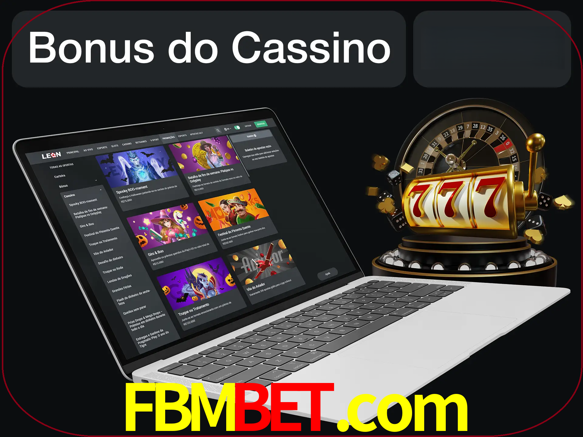 Use o bônus do cassino para começar melhor.
