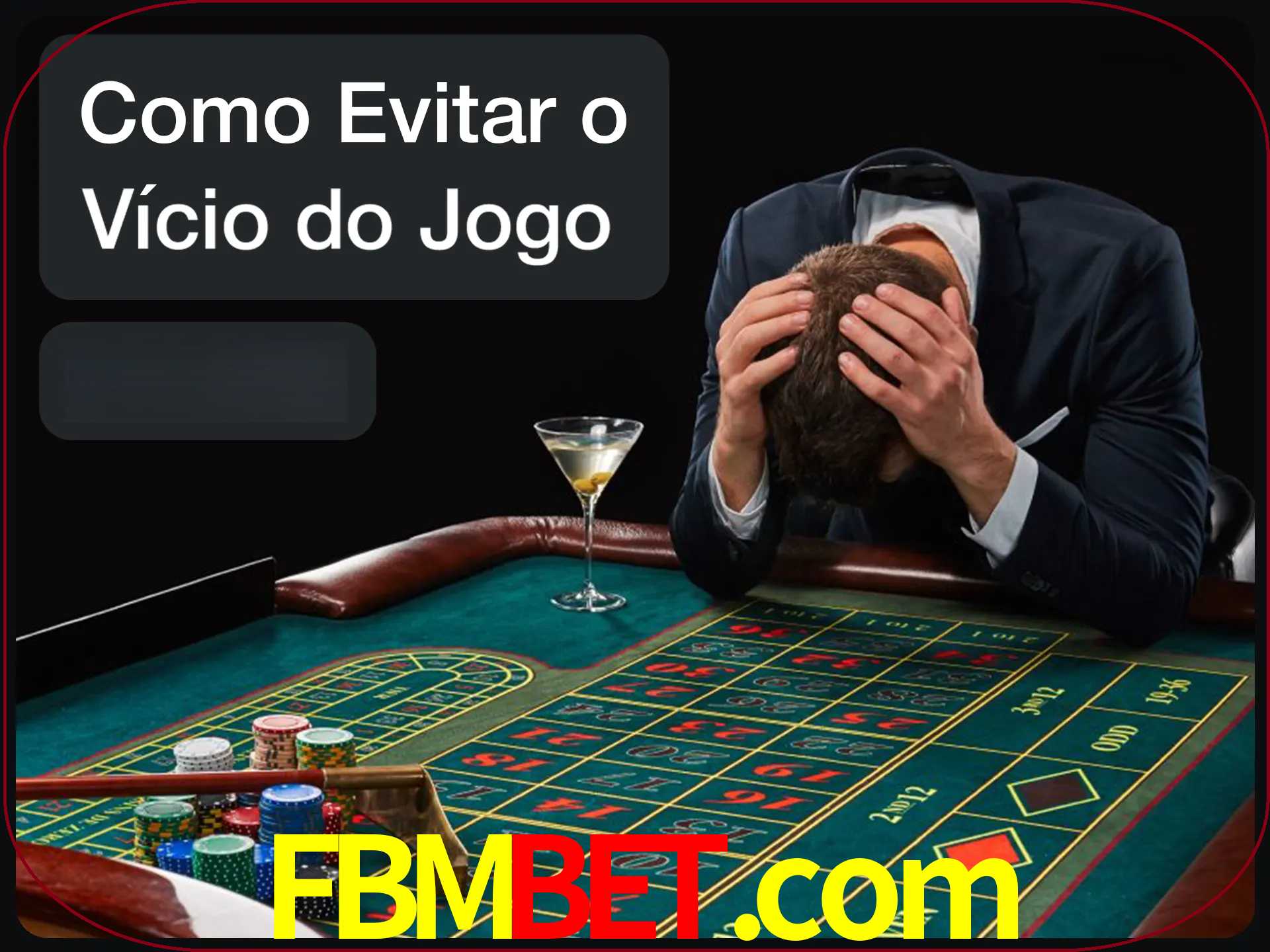 Você é responsável por cada uma de suas apostas.